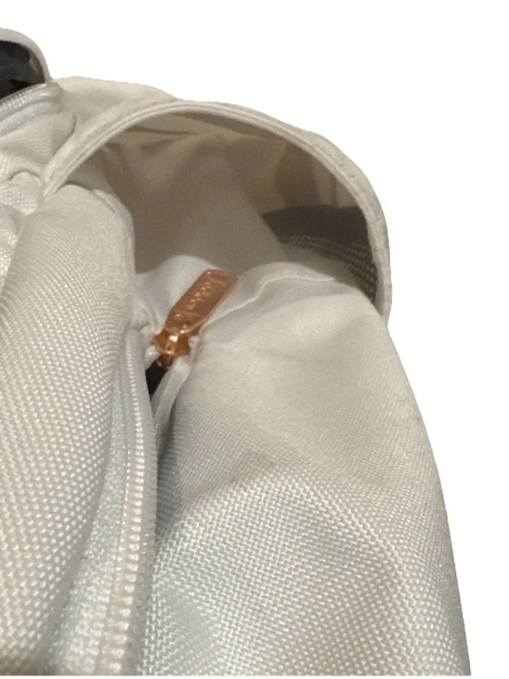 Adidas Women's White Backpack with Rose Gold Accents - Picture 8 of 8
